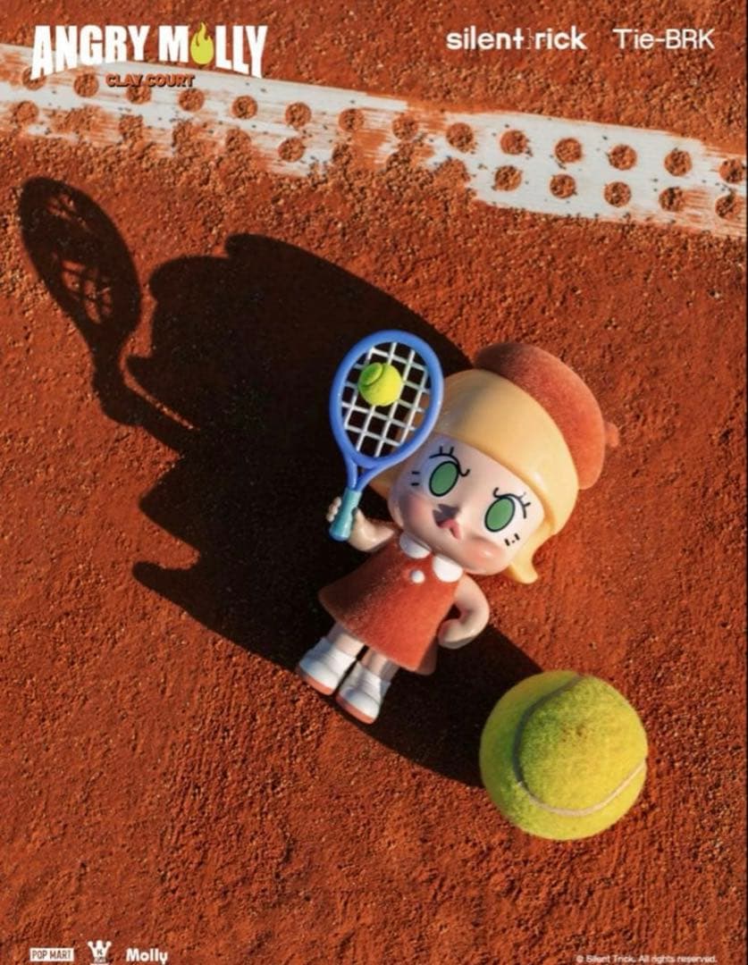 POPMART Angry Molly- Clay Court