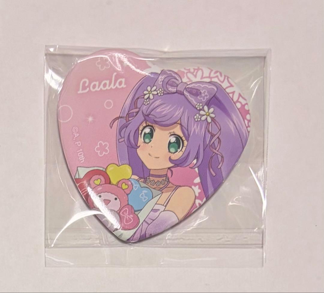 アイカツ プリパラ プリプリ ガーデンパーティ ハート缶バッジ 真中ら