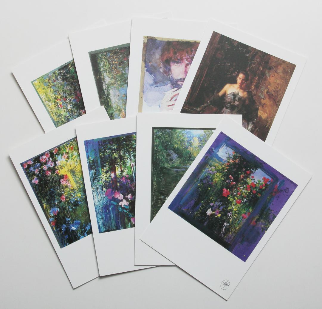 ホアキン・トレンツ・リャド　絵葉書　美品　8枚組　POST CARD １ 楽天市場】ホアキン・トレンツ・リャド スタット公園の庭 花 絵画 薔薇