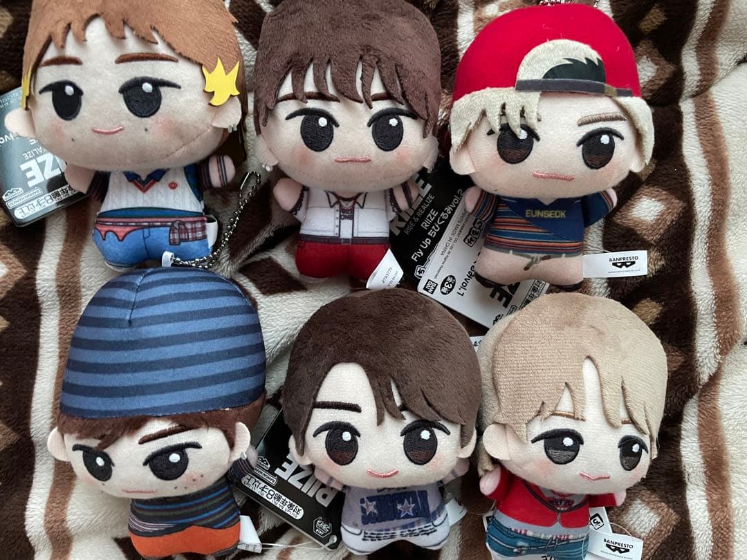 RIIZE Fly Up ちびぐるみ　全6種セット RIIZE Fly Up ちびぐるみ vol.1 vol.2】全6種 コンプ - メルカリ