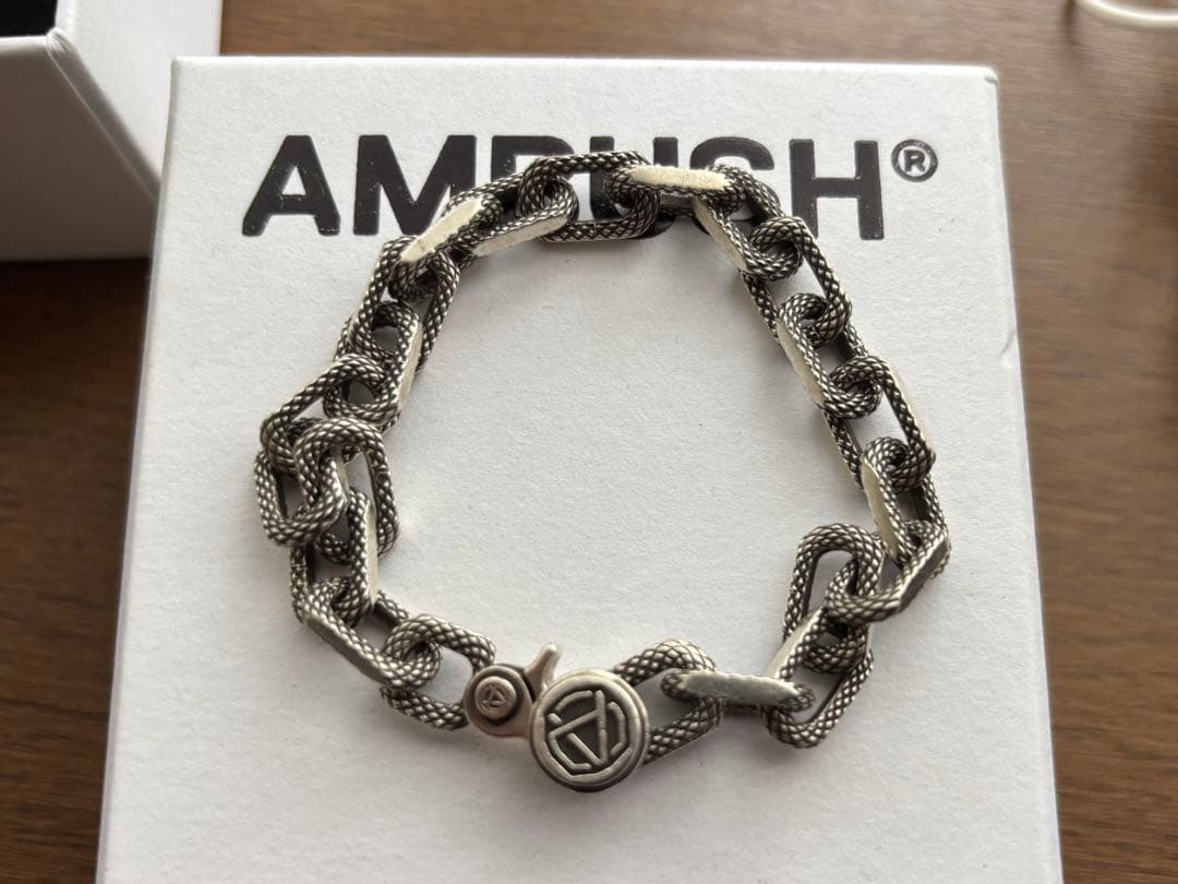 AMBUSH small textured chain ブレスレット