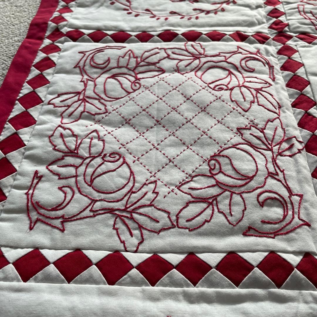 マミーのキルト］刺繍入りキルティング ハンドメイド #51 - メルカリ