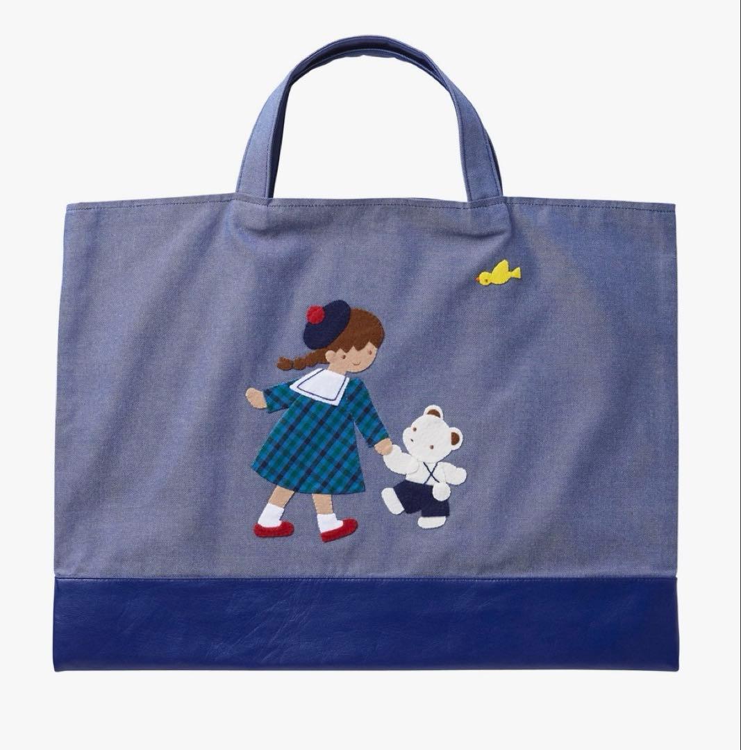 familiar デニムバッグ　新作　新品未使用　定価以下　ファミリア