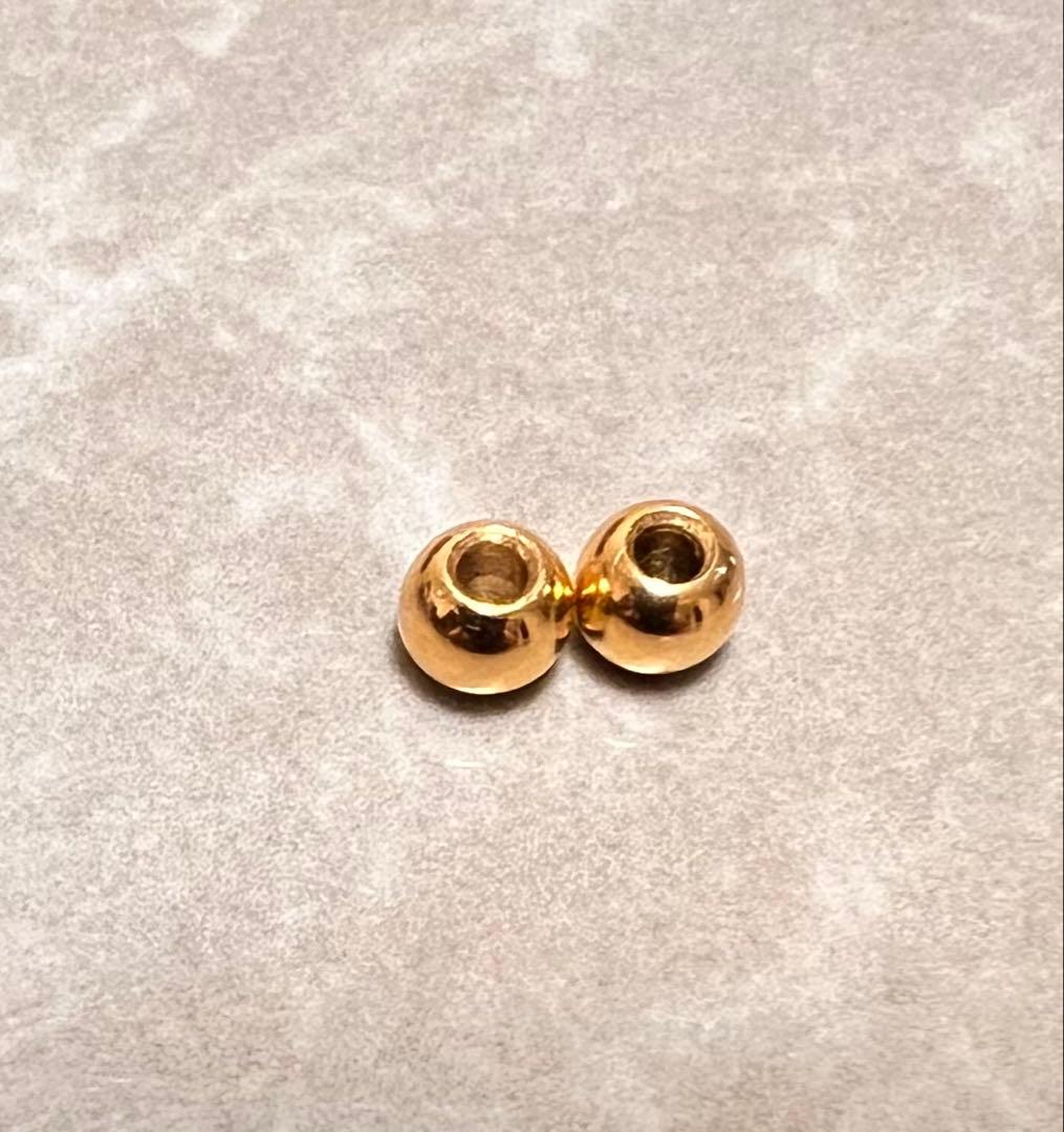 イーグルキャピタルワン　金無垢ビーズ　M 2発　goro's