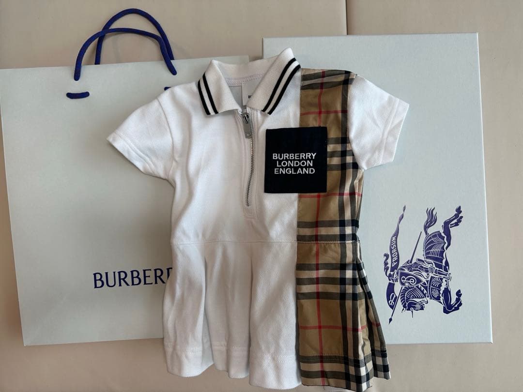 Burberry ベビードレス 6M 68cm 未使用 ベイビーガール ドレス | Burberry® 公式サイト