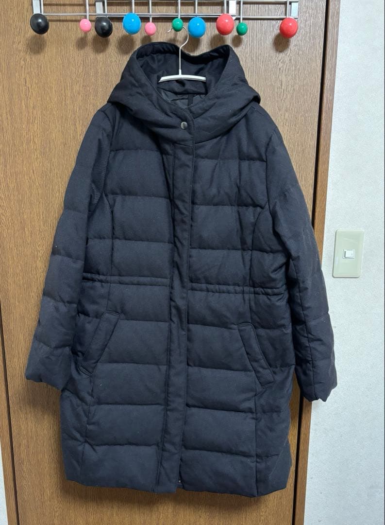 UNTITLED ブラック ダウンジャケット 48 セール】 【トレンド/撥水機能/防寒】ショートダウンコート （ダウン