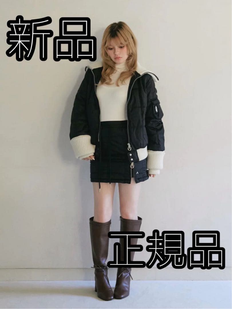 【ANDMARY】Mary quilting jacket skirt 【新品】 ANDMARY】Mary quilting skirt