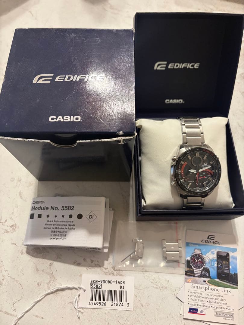 r*7様 CASIO EDIFICE スマートフォンリンク 5582