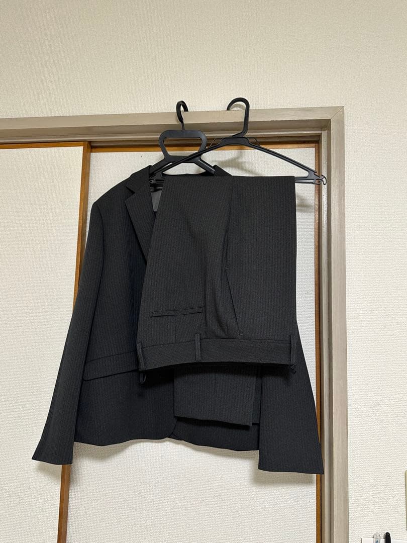 ✨美品✨ウォッシャブル ORIHICA スーツ上下セット 4L チャコールグレー