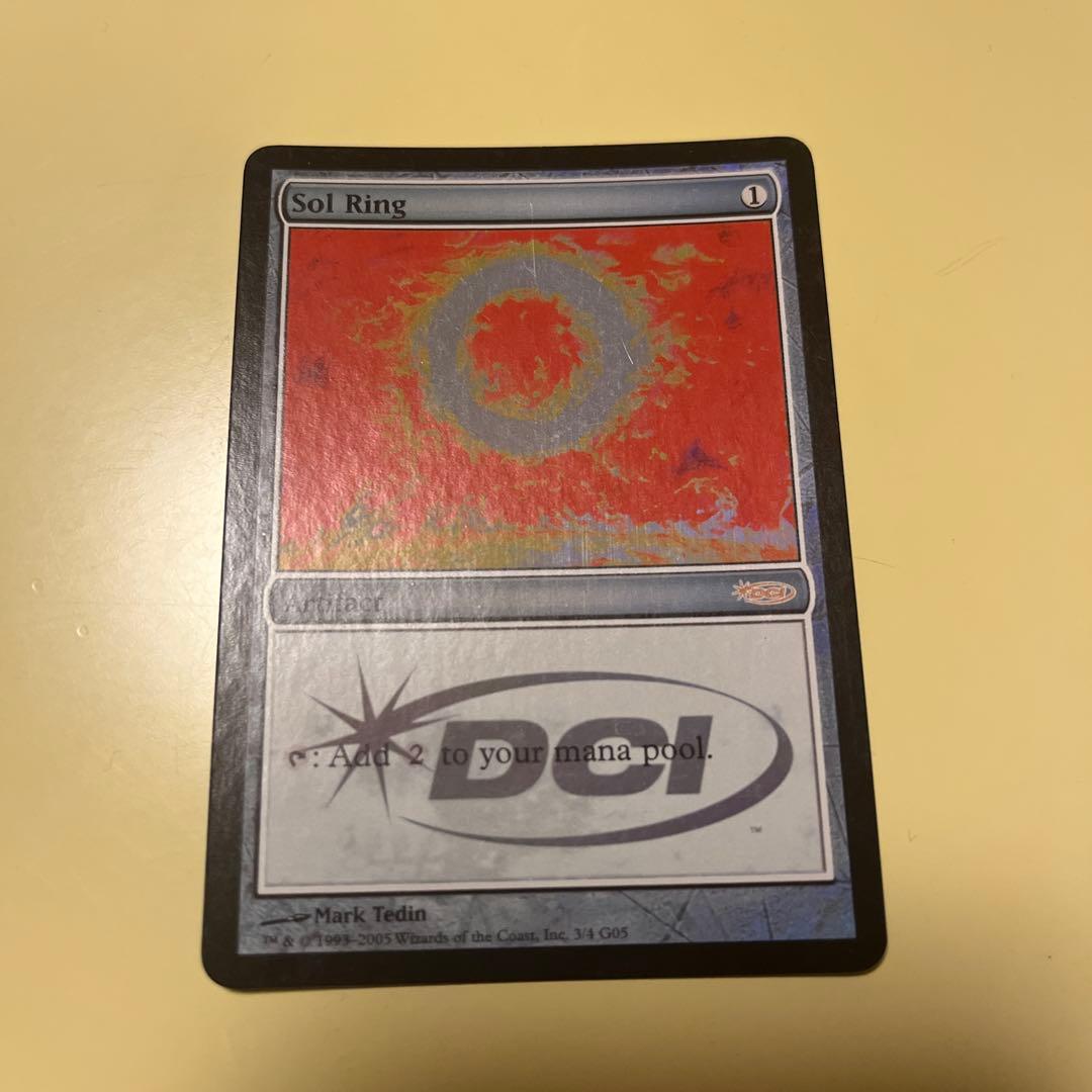 MTG 太陽の指輪/Sol Ring ジャッジ褒賞 FOIL DCIマーク Foil】《太陽の指輪/Sol Ring》(ジャッジ褒賞)[DCIマーク] 茶 | 日本