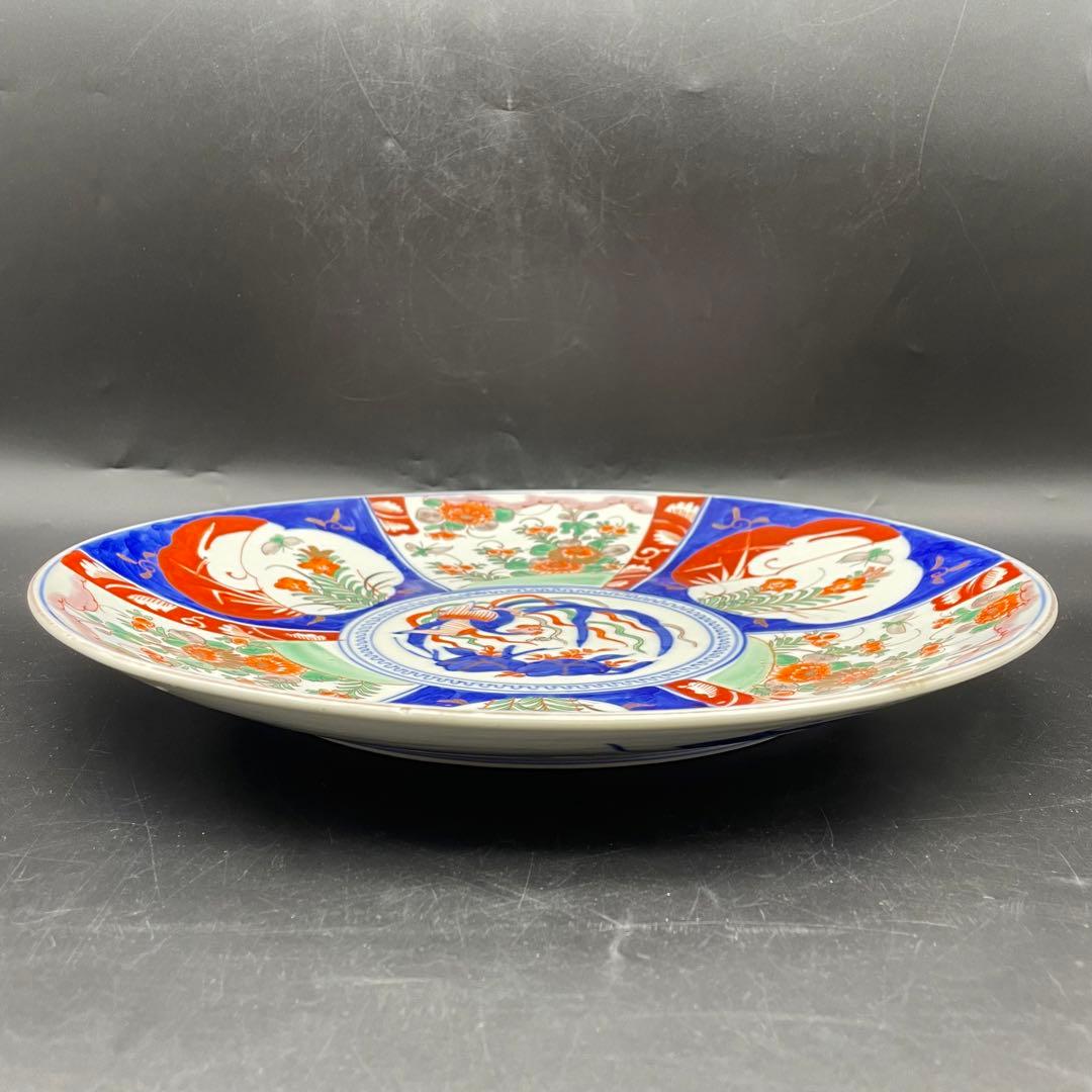 伊万里・有田焼 明治時代 色絵大皿 金彩 飾り皿 37cm - メルカリ