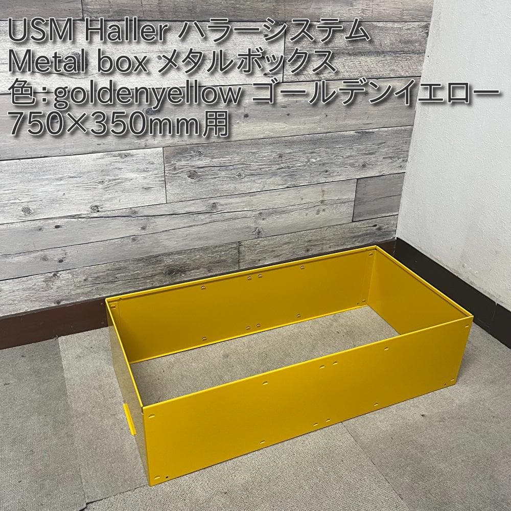 USM Haller ハラ－システム D350 メタルボックス 色：イエロー