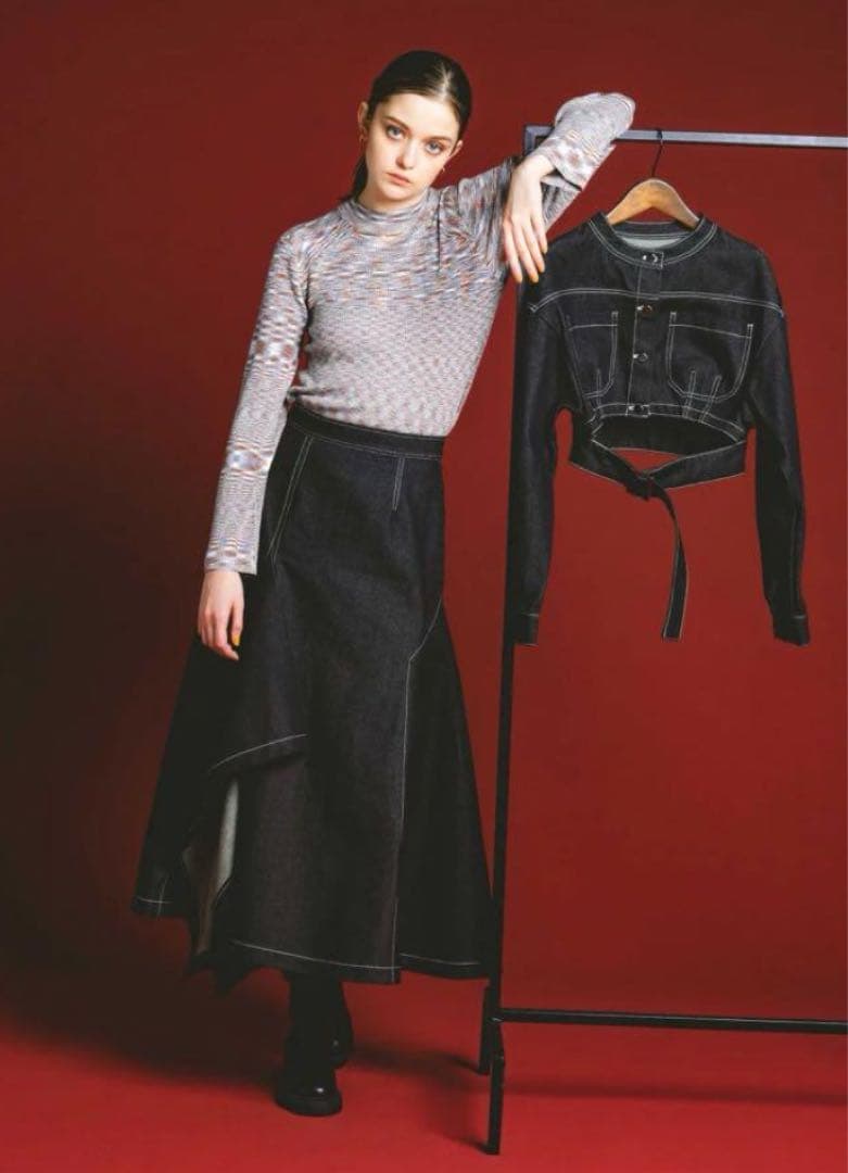 PINUE アシメフレアデニムスカート＊Sサイズ - メルカリ