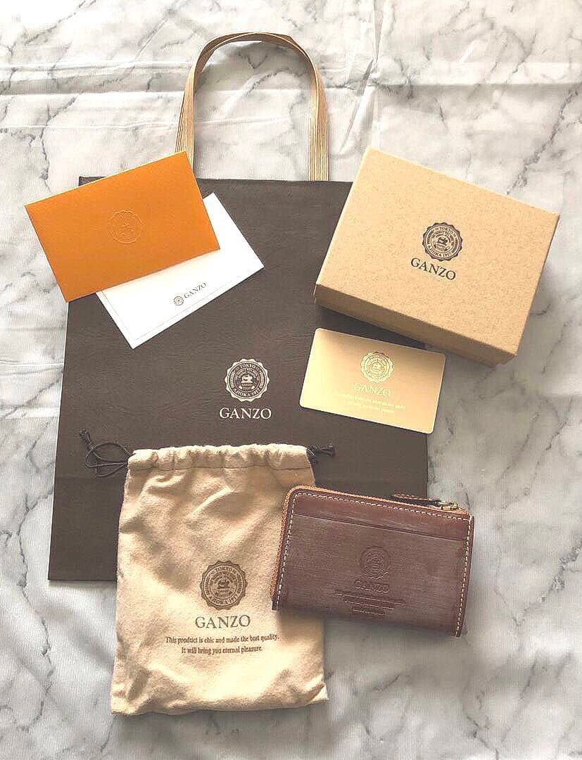 【新品】GANZO ガンゾ　Lファスナー小銭入れ　コンパクト財布　ミニ財布