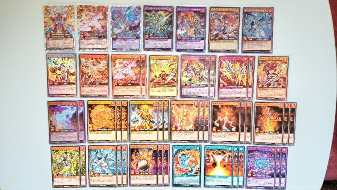 遊戯王 ラッシュデュエル 炎族 ヴォルカライズ デッキパーツ 128枚