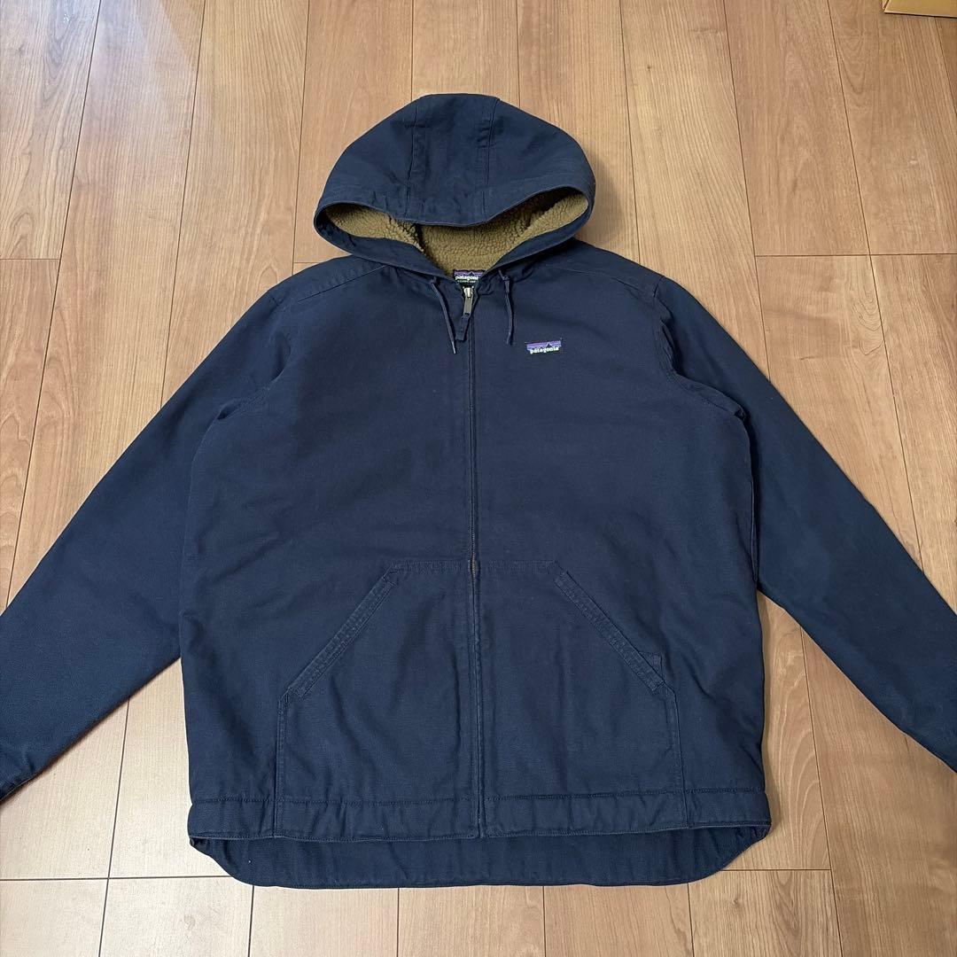 美品　パタゴニア ラインドキャンバスフーディ 焚き火ジャケット XLサイズ