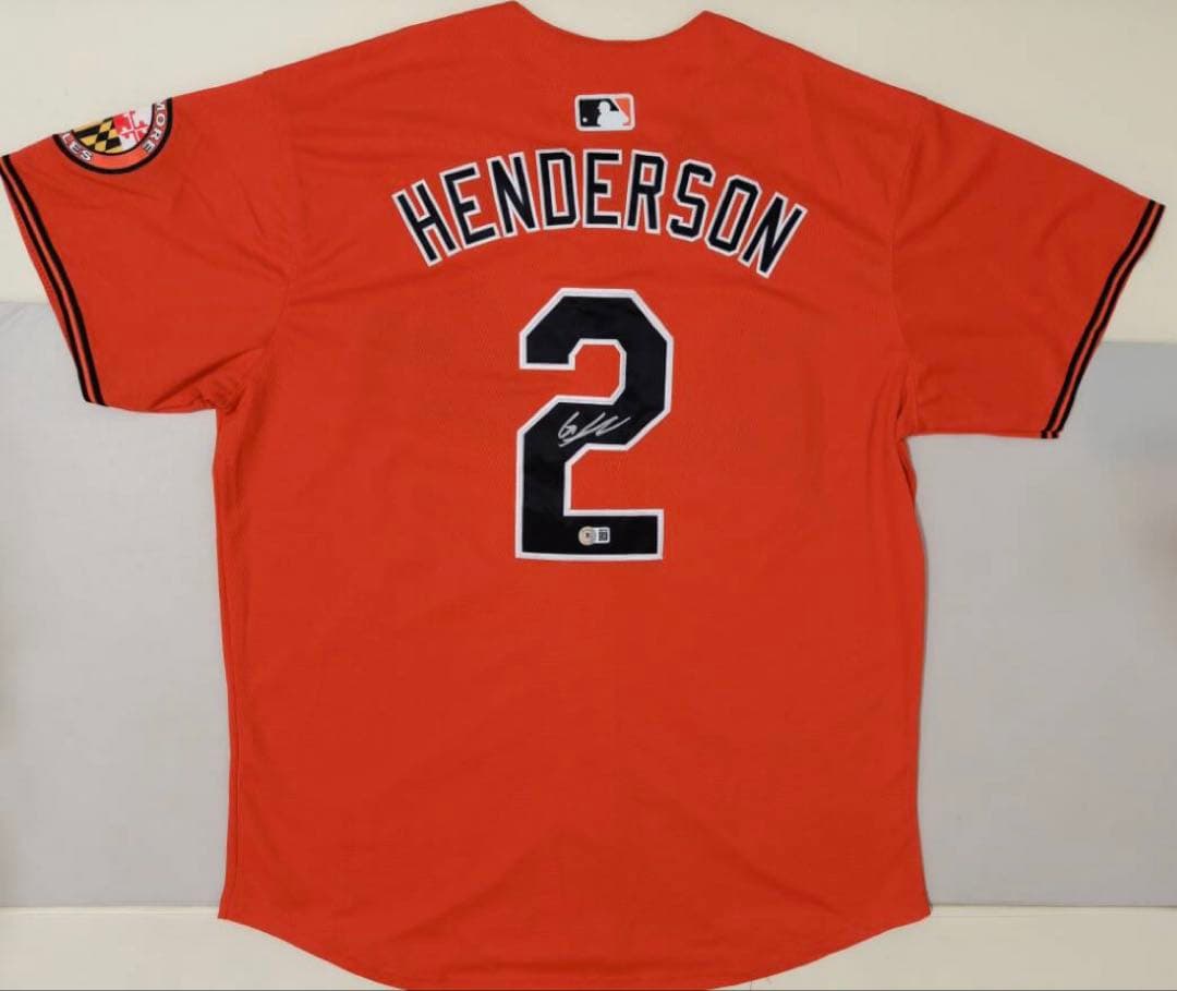 MLB ガナー・ヘンダーソン直筆サイン入りユニホームオリオールズ