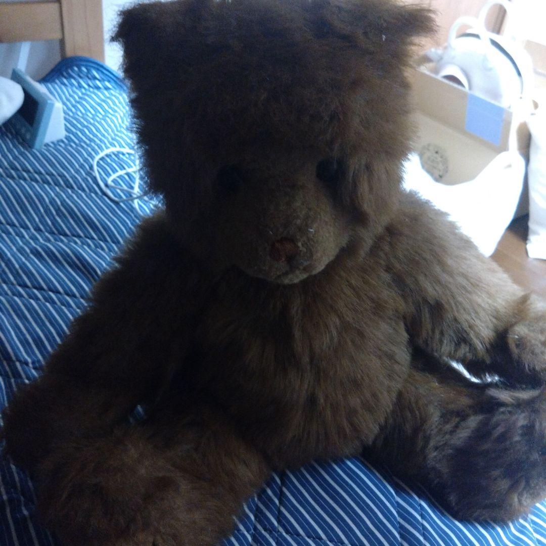 茶色いぬいぐるみ 約60cm