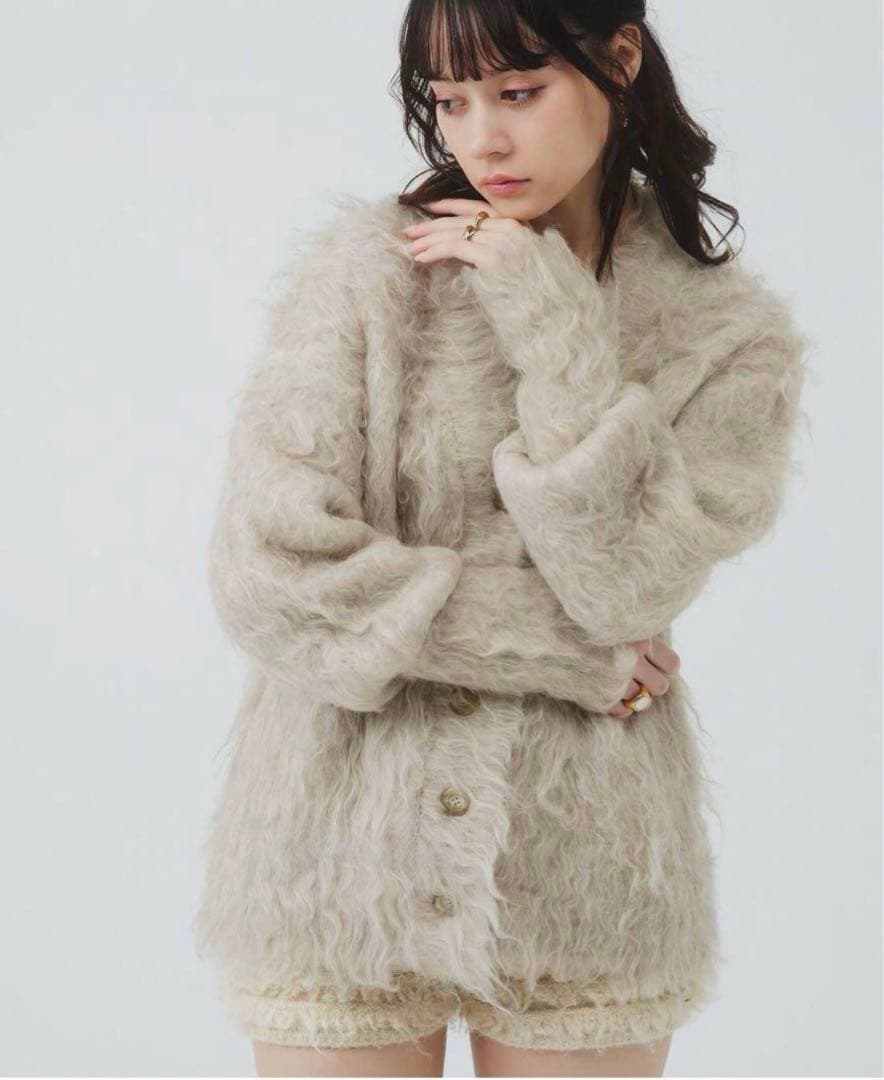 ジャケット・アウター THE TOE PIGGALE CARDIGAN Pigalle Shaggy Cardigan – THE TOÉ