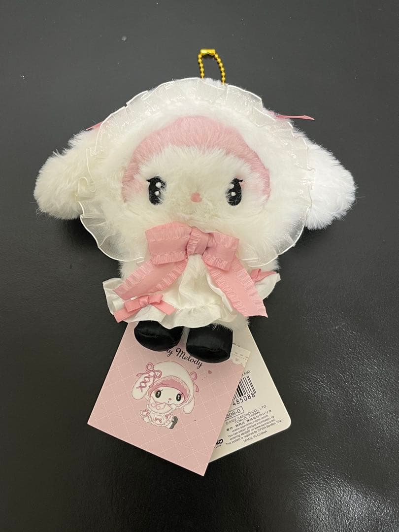 サンリオ　月夜のメロクロ　マイメロディ　ぬいぐるみ　マスコット キーホルダー
