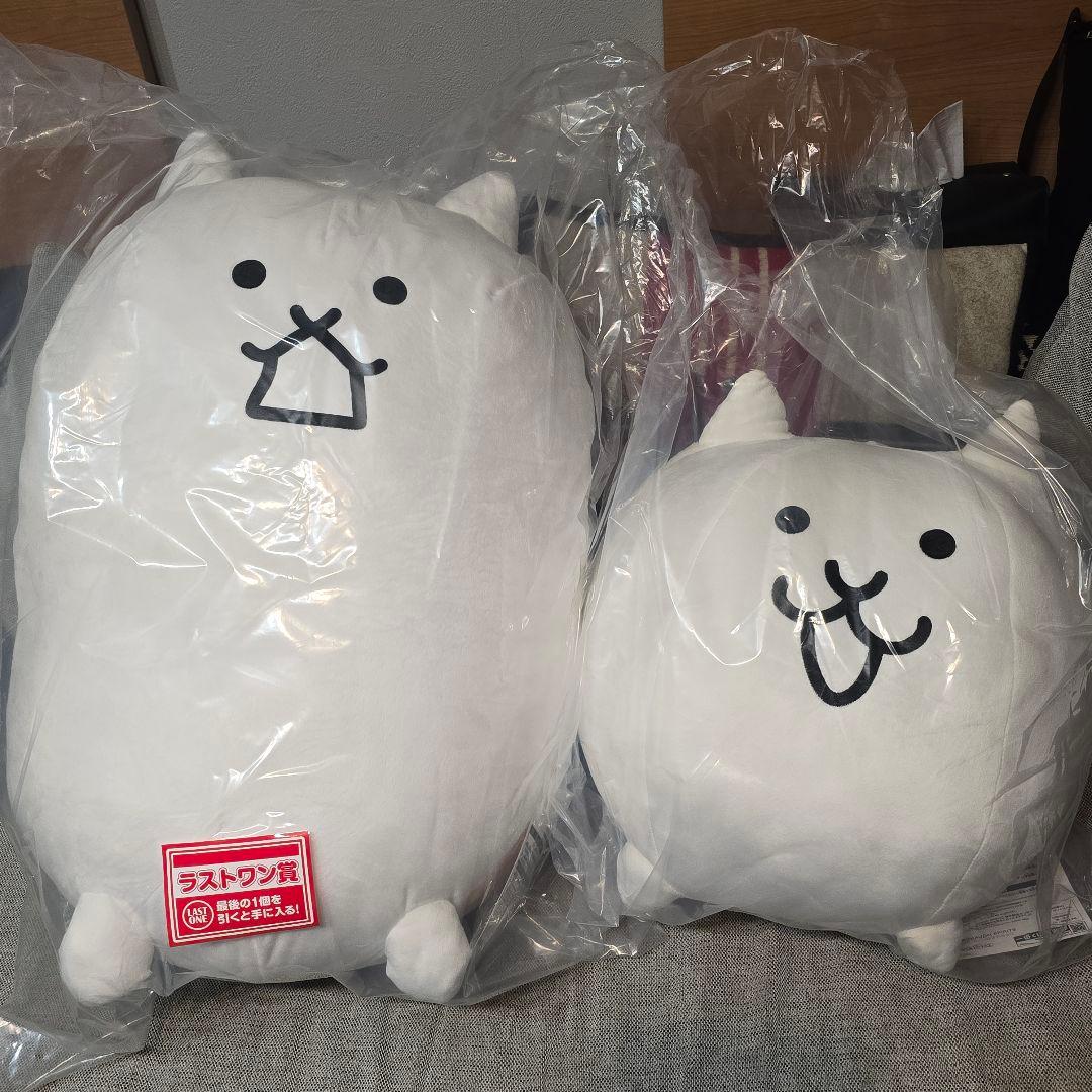 一番くじ にゃんこ大戦争 ラストワン 賞 B賞 ネコビッグぬいぐるみ タンクネコ