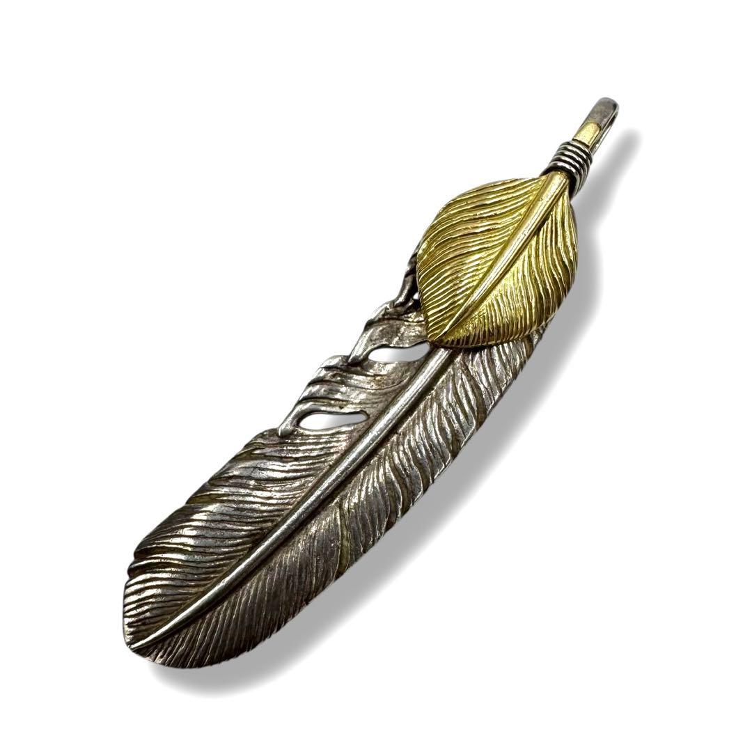 TADY&KING ハートK18フェザー Lサイズ 左向き 上金フェザー TADY&KINGハートK18フェザー Lサイズ ALL ITEM TADY＆KING ONLINE STORE