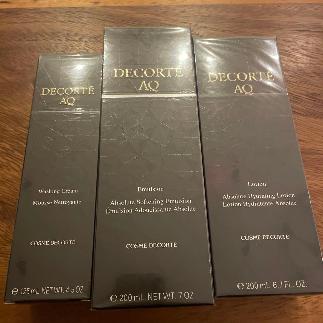 コスメデコルAQ ローション エマルジョン 洗顔クリーム