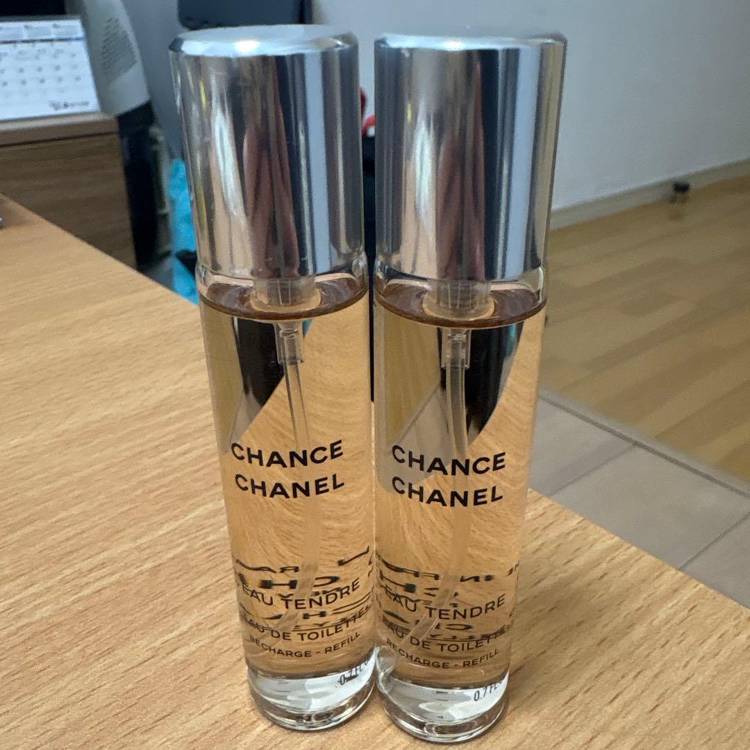 CHANEL CHANCE AU TENDRE 2本セット CHANEL CHANCE EAU TENDRE Eau De Toilette Gift Set - Macy's