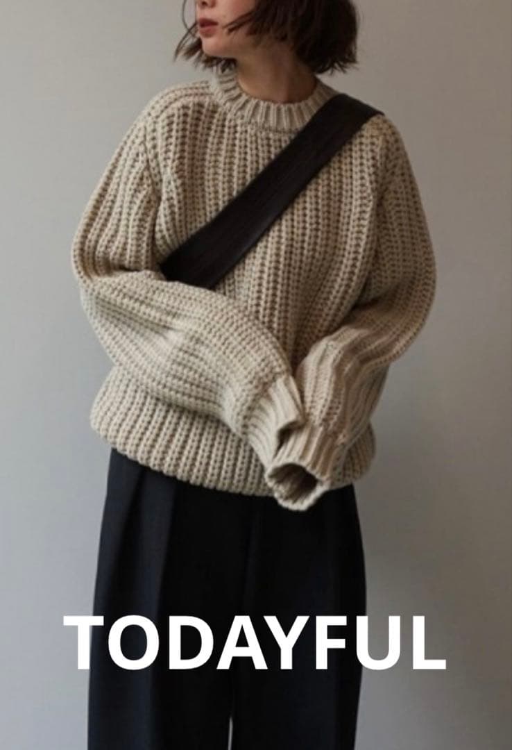 TODAYFUL ⭐︎ Lowgauge Knit Pullover