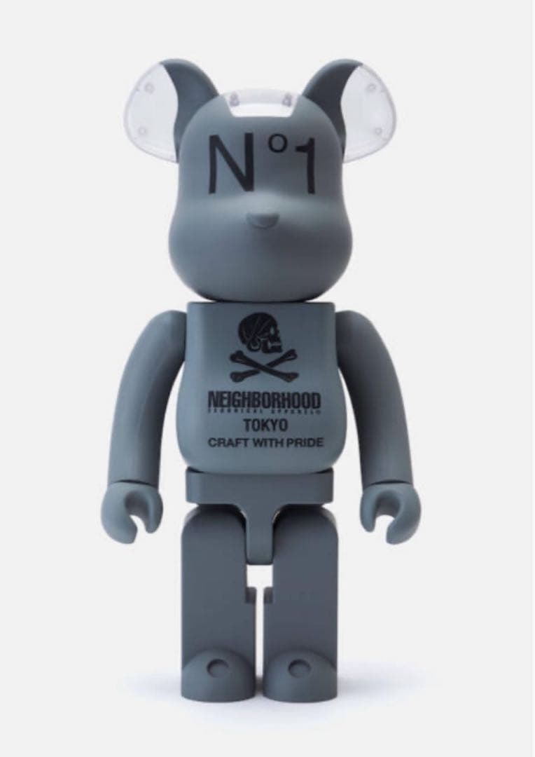 希少！BE@RBRICK NEIGHBORHOOD GRAY 1000% BE@RBRICK Neighborhood 1000% Bearbrick Medicom Toy Height 700mm | eBay