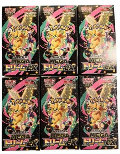 ポケモンカードゲーム MEGA ドリームEX 6boxシュリンク付き未開封 ポケモンカードゲーム 【シュリンク付き未開封品】ポケモンカード