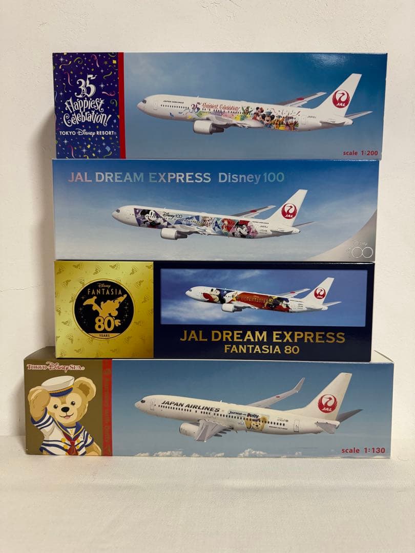 新品　JAL ディズニー　ボーイング　エクスプレス　4機セット