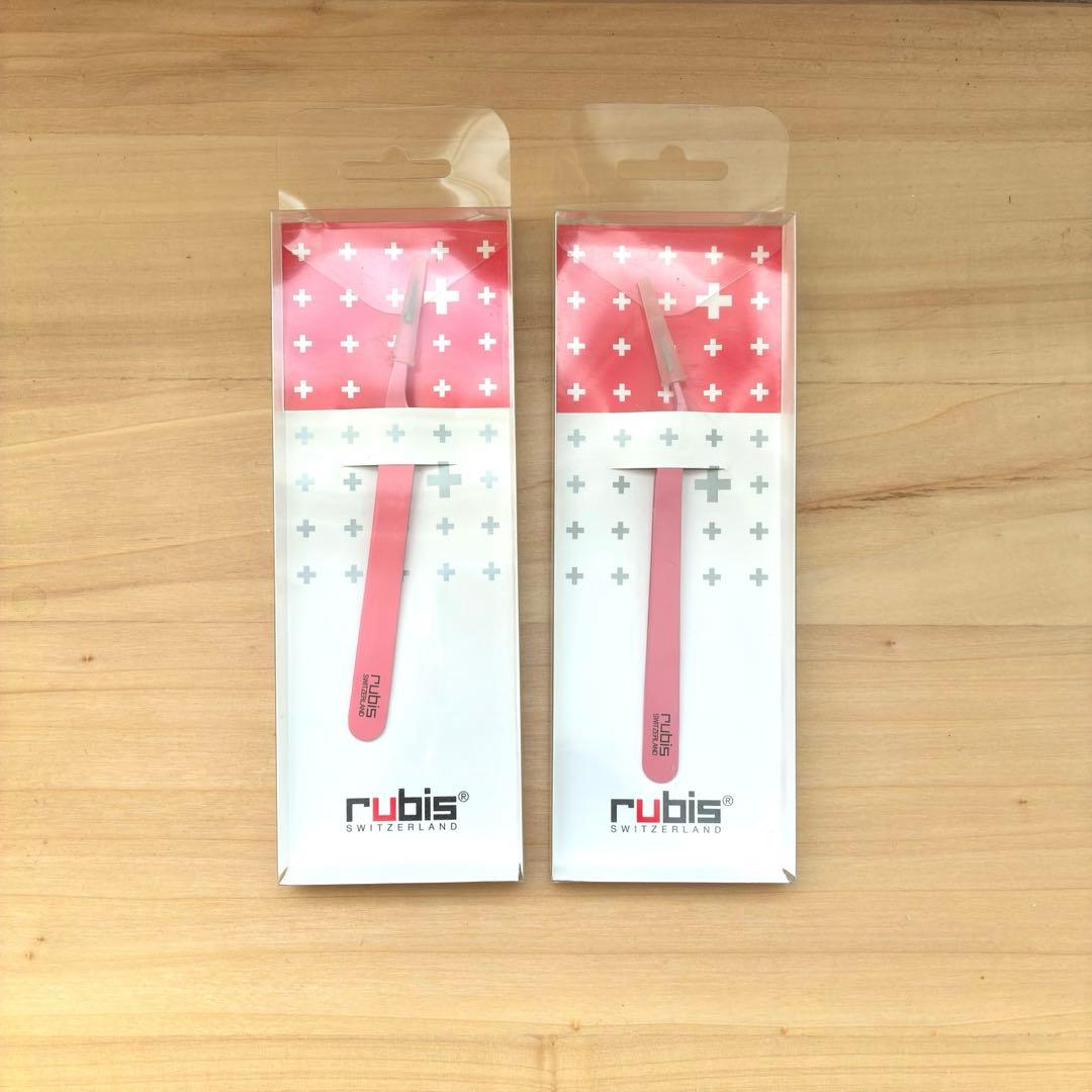 rubis 仕分け用ツイーザー 装着用ツイーザー 2個set