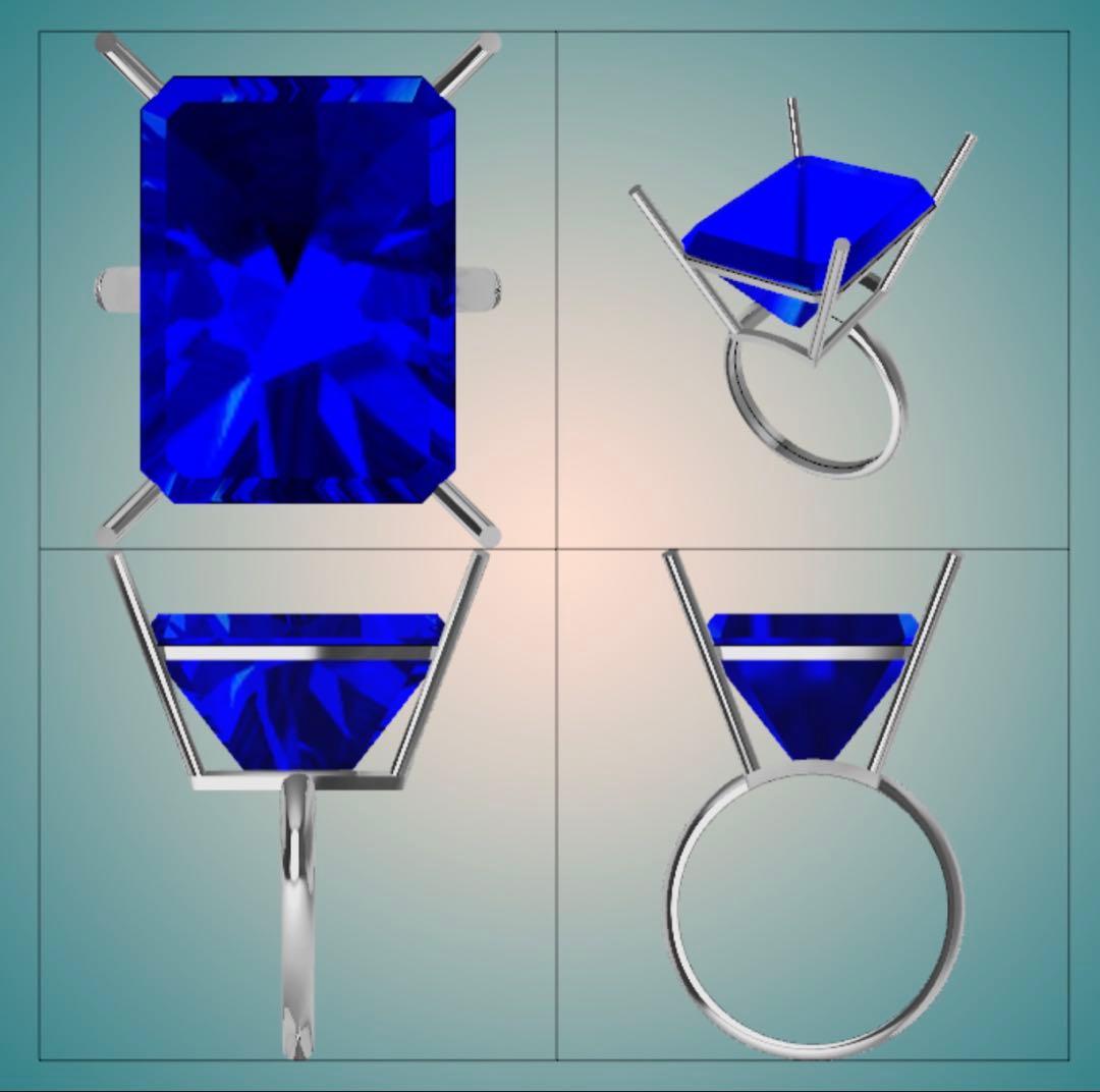 プルメリアさま　プラチナ　フル・オーダー・ジュエリーリング　#12.5