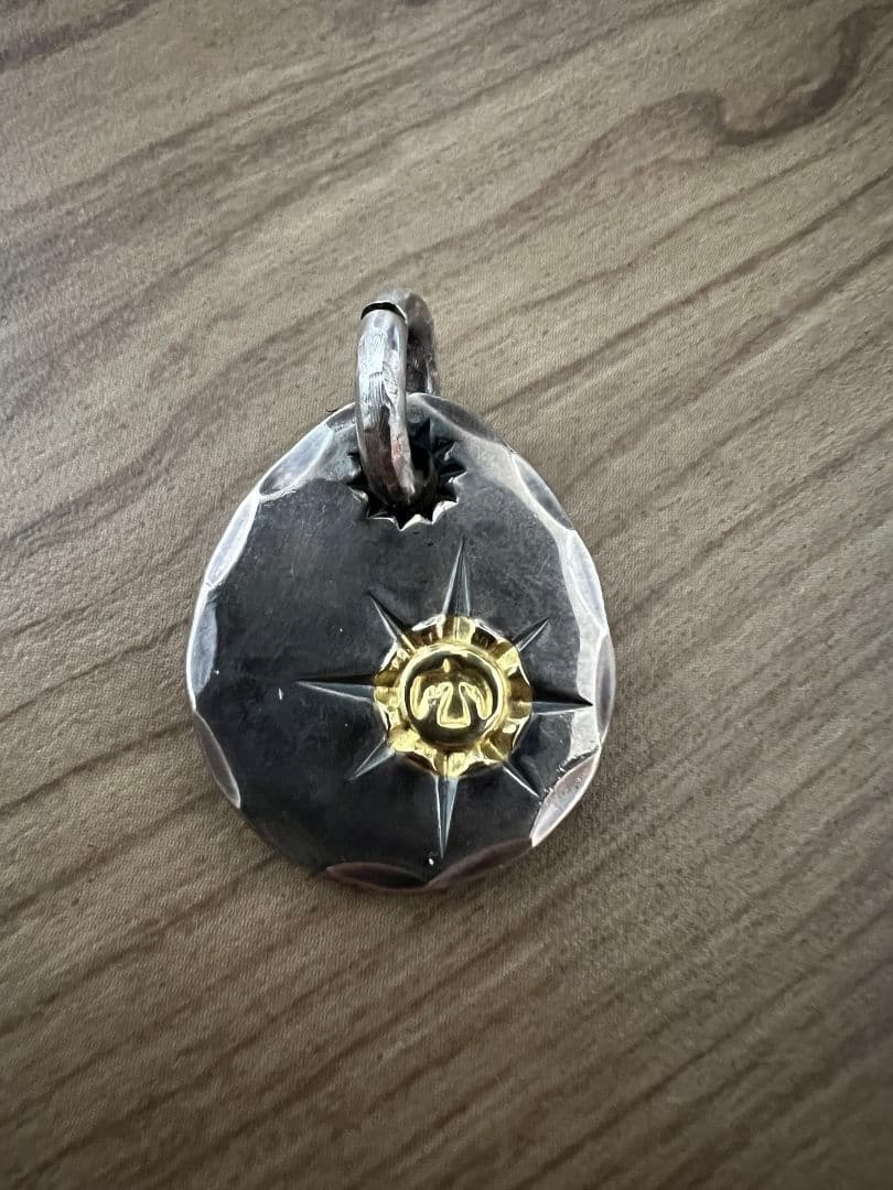 ス*タ様 ゴローズ　印台ずれメタル小　美品