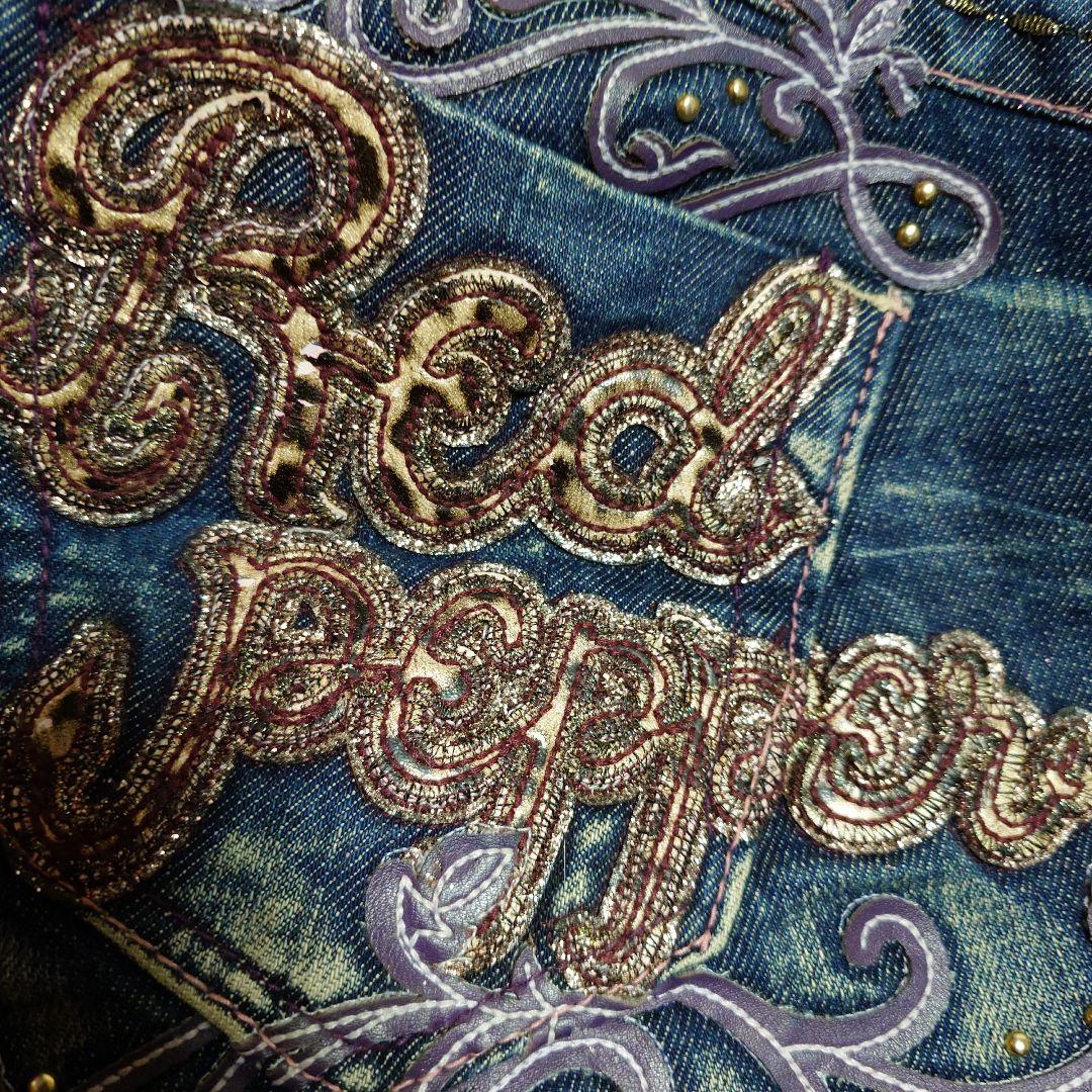 REDPEPPER ブーツカット デニム y2k 豹柄 新品同様！超希少 27