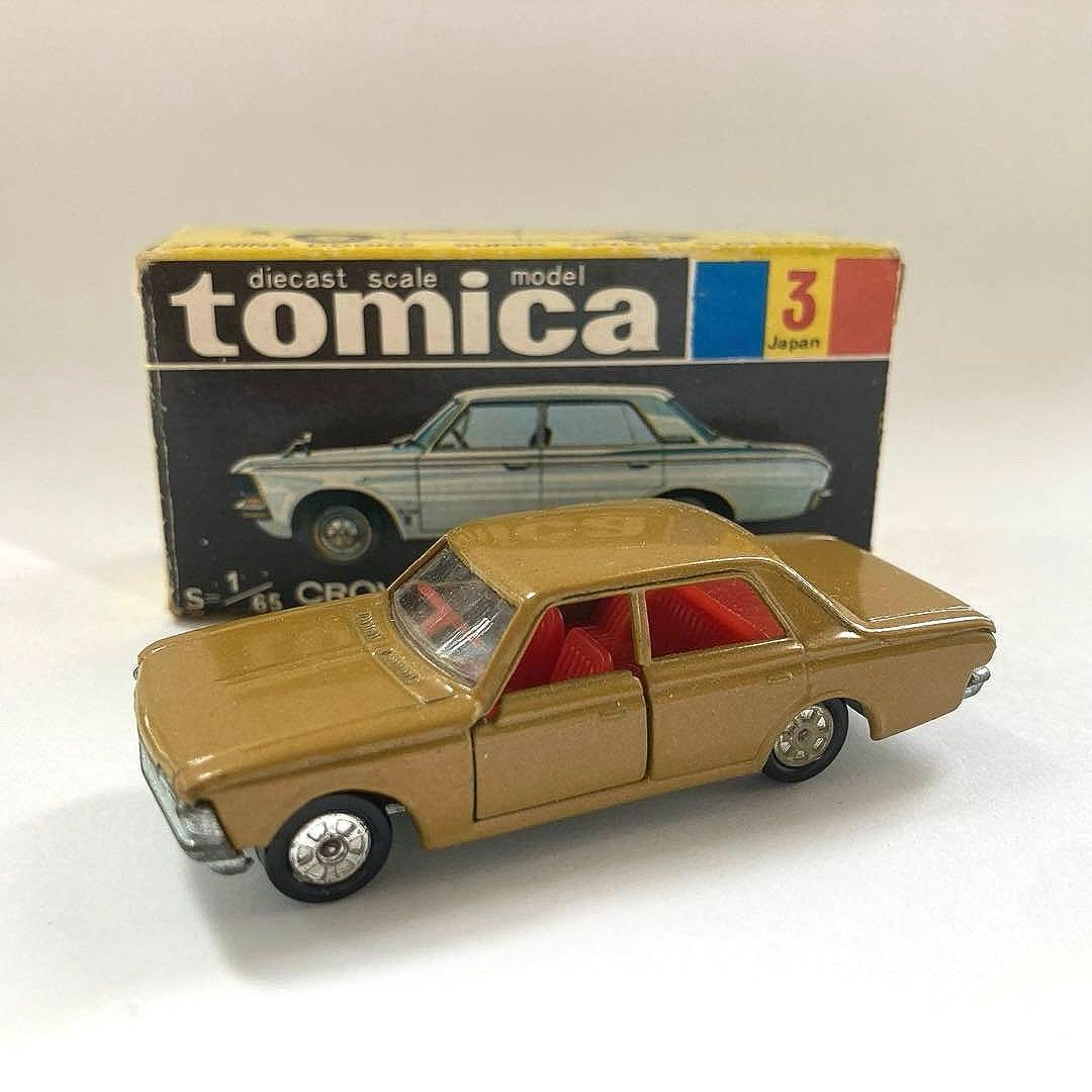 トミカ 3 クラウン スーパーデラックス 黒箱 日本製 1E 当時物 色指定箱
