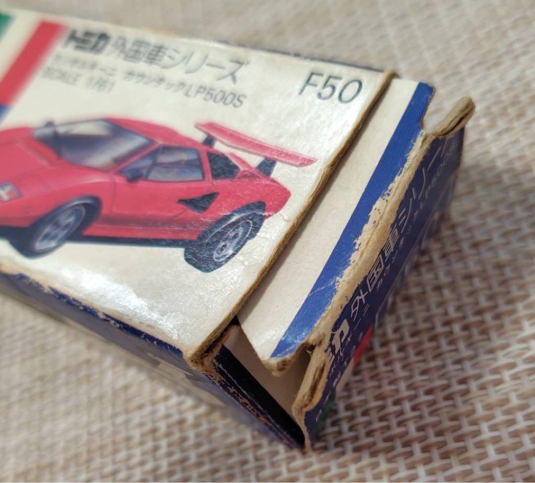 トミカ青箱F50-1 ランボルギーニカウンタックLP500S 日本製 当時物