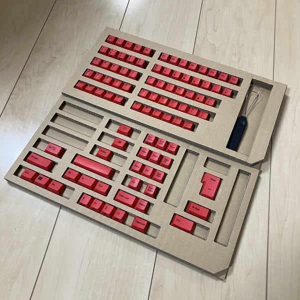 ☆REALFORCE R3/R3S カラーキーキャップセット レッド☆