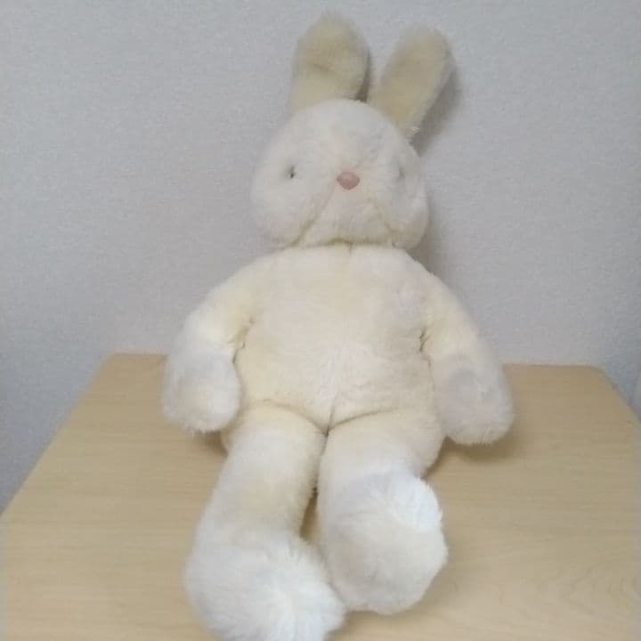 昭和レトロ 白うさぎぬいぐるみ オオイケ 希少な日本製 約60cm - メルカリ