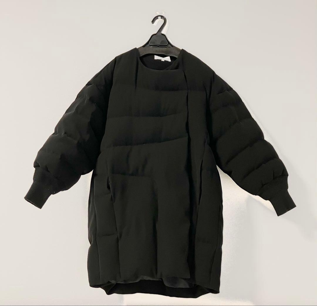 ENFOLD ノーカラーダウンコート