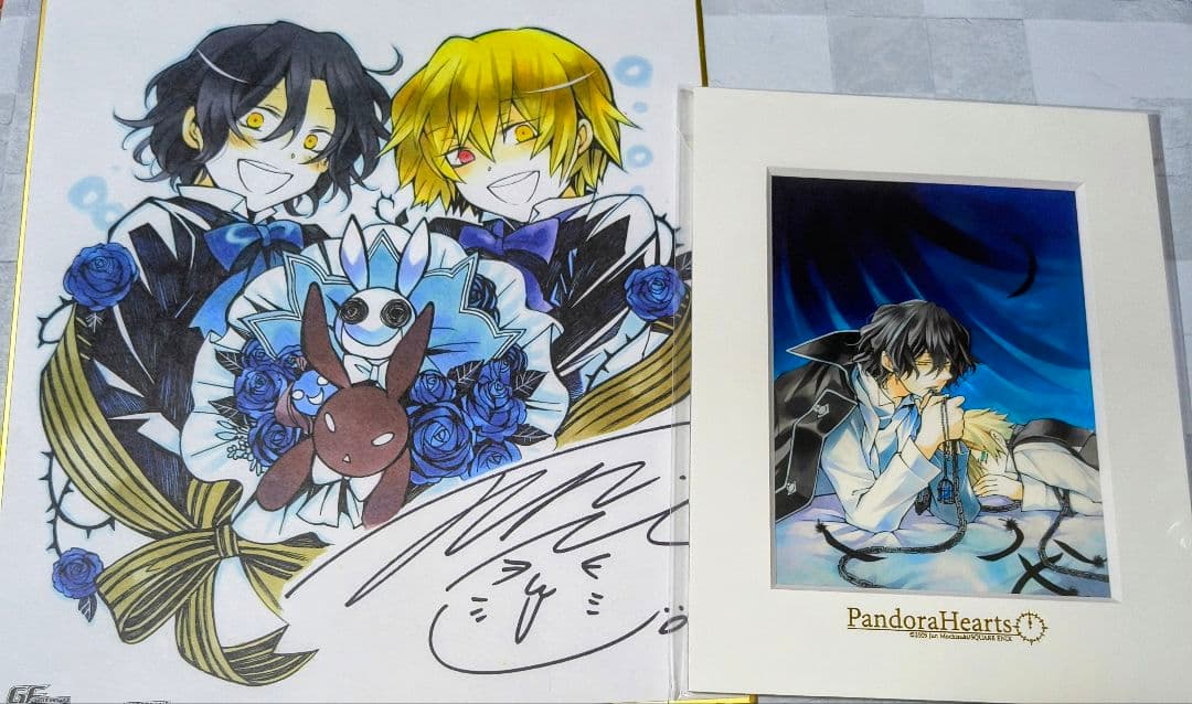 d*9様 PandoraHearts パンドラハーツ 色紙 イラストパネル