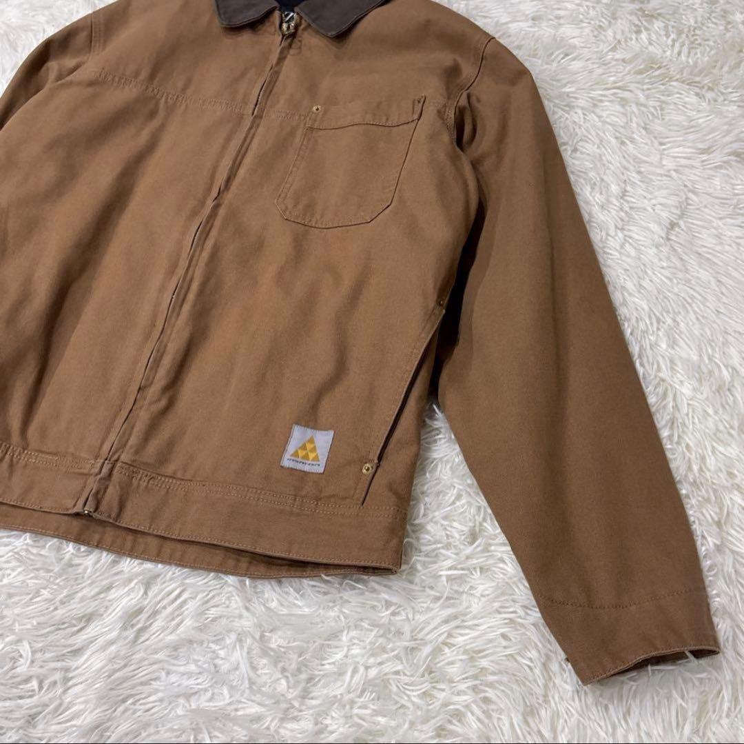 ZARA ザラ ダックジャケット Lサイズ ブラウン 美品 ワークジャケット