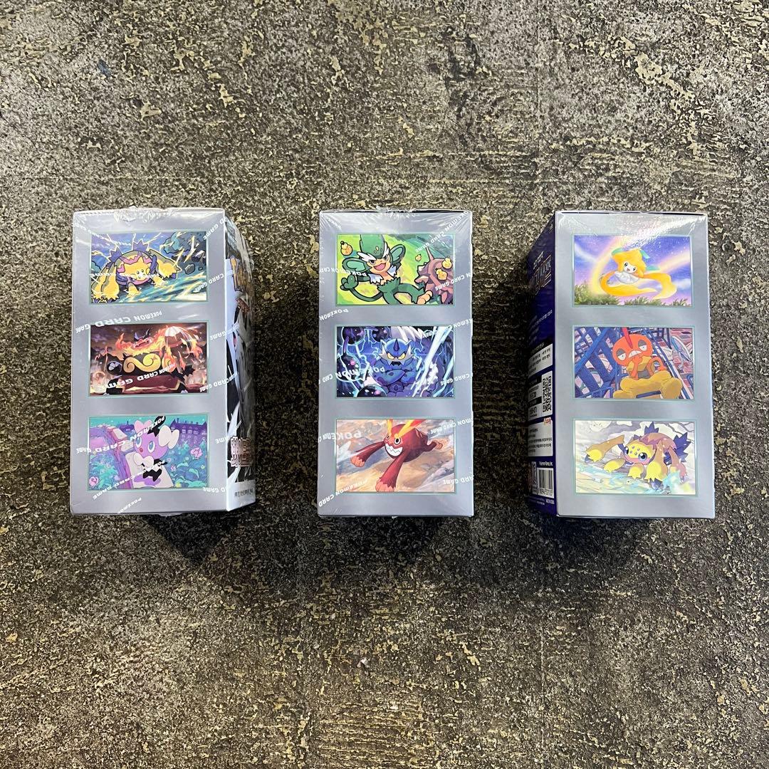 新品未開封】韓国版ポケモンカードBOX 5種セット イーブイヒーローズ