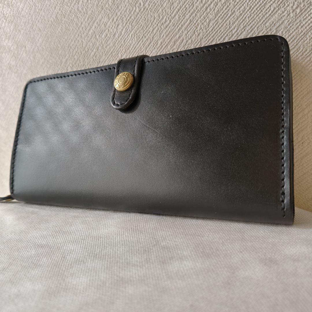 美品　GLEN グレンロイヤル　ラウンドロングパース　ブラック