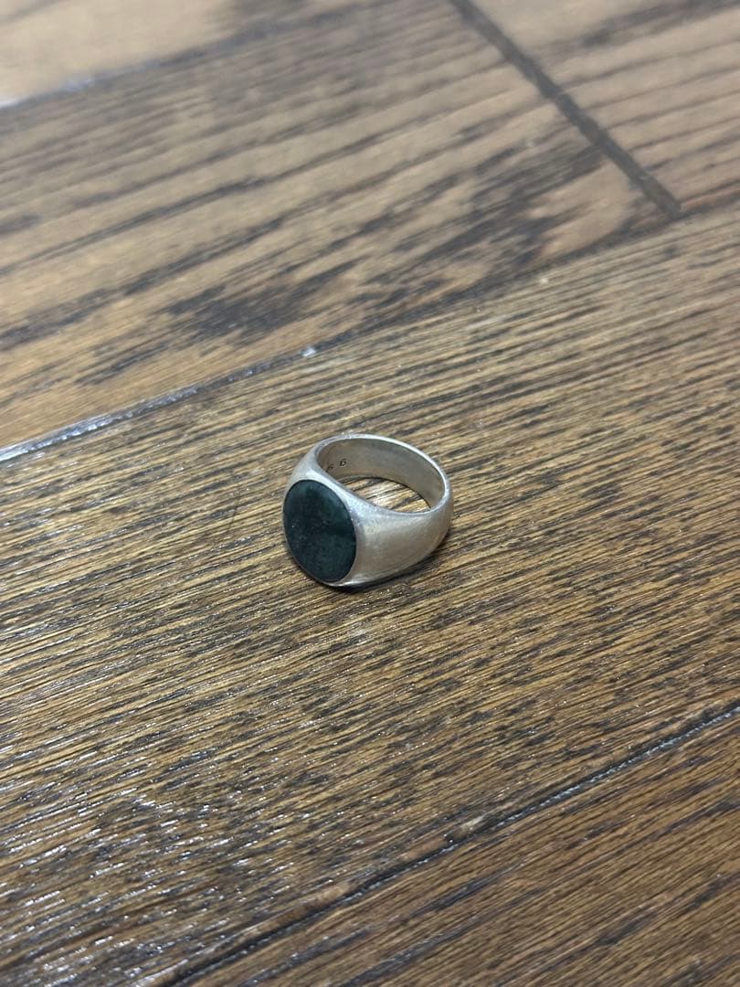 希少　tom wood トムウッド　ピンキーリング　グリーン