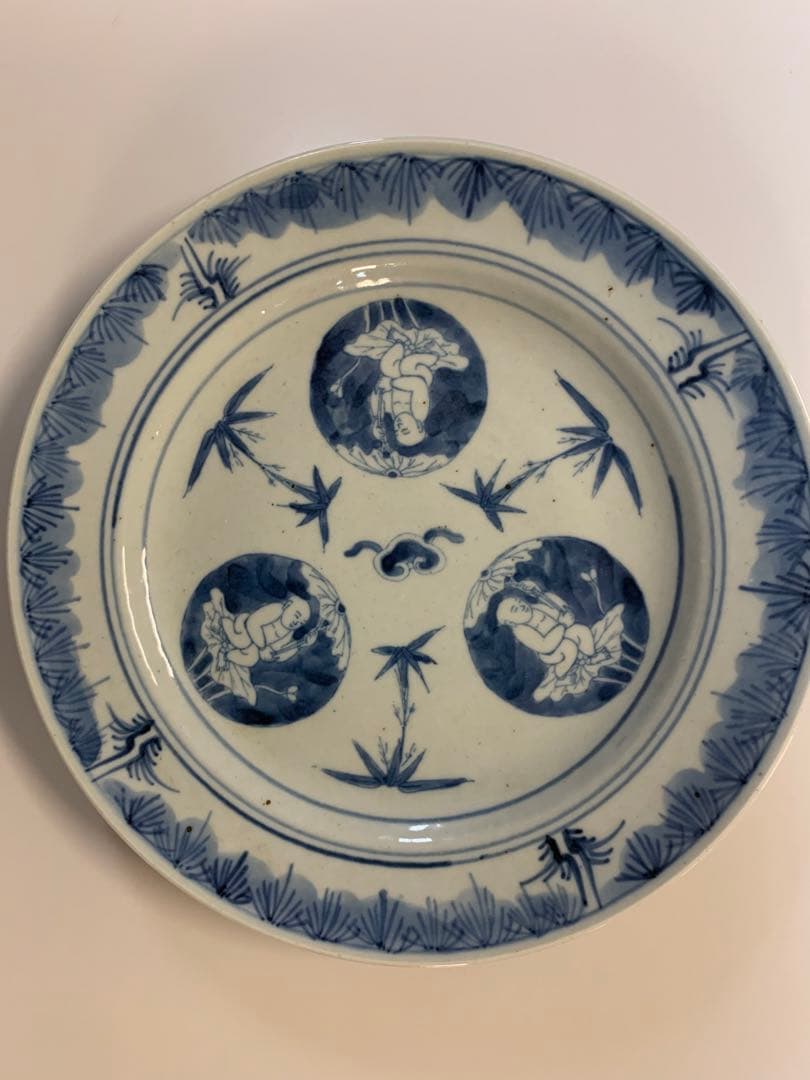 中国清時代染付お皿