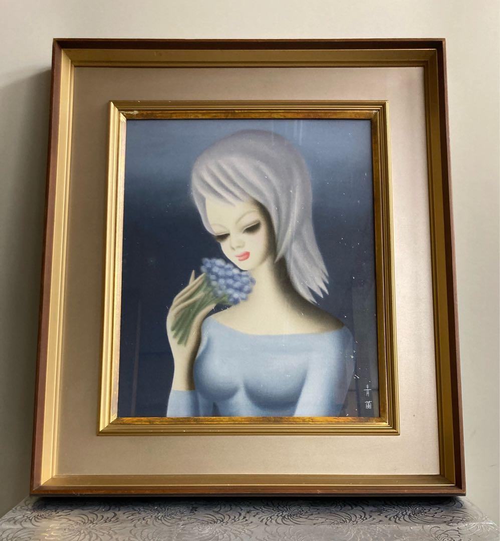 東郷青蘭　久下塚青蘭　絵画　F8号 東郷青蘭 久下塚青蘭 絵画 F8号 - メルカリ