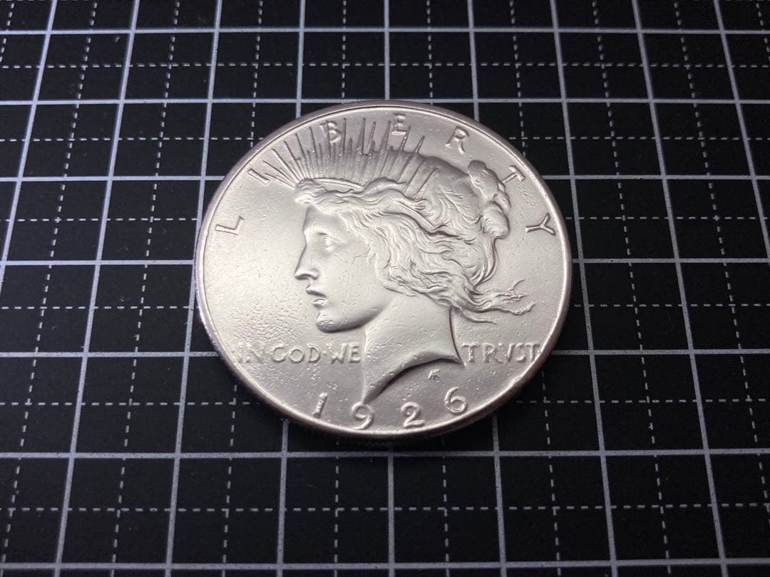 【アメリカ】ピースダラー1ドル銀貨(1926年)