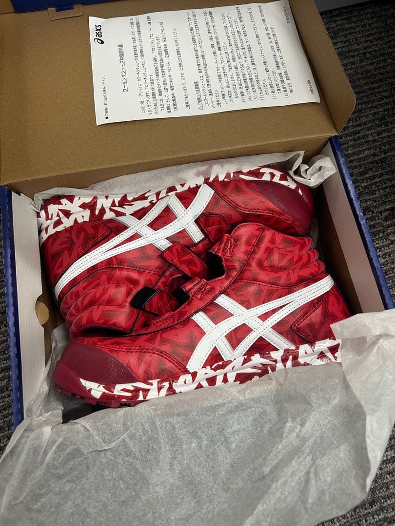 WINJOB REDHOT 安全靴 26.0cm カイエン/ホワイト